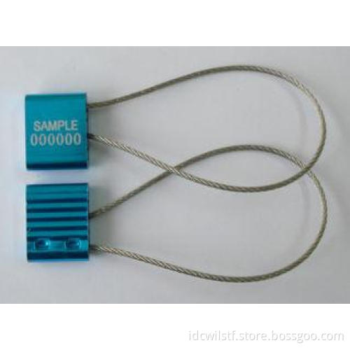 Steel Wire Aluminum Lock Cable High Security Truck Seals ,